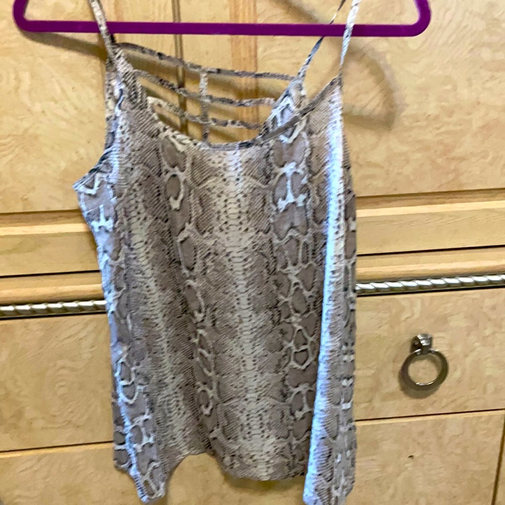 Maurices  snake print blouse size M